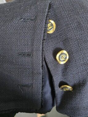 Vintage CHANEL Navy Skirt
